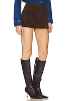 Steve Madden Apparel Simona Skirt style BP309328DESP in Dark EspressoFall Cord Bubble Mini Skirt;Brown Bubble Mini Skirt; 