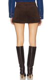 Steve Madden Apparel Simona Skirt style BP309328DESP in Dark EspressoFall Cord Bubble Mini Skirt;Brown Bubble Mini Skirt; 
