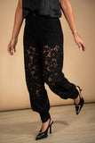 Steve Madden Apparel Tre Pant Style BP303641 in Black, Black Lace Pant, Night Out Pant