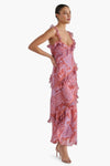 Steve Madden Apparel Versailles Dress Style XP208021PKSN in Pink Snake; 