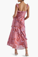 Steve Madden Apparel Versailles Dress Style XP208021PKSN in Pink Snake; 