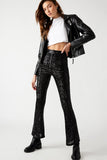 Steve Madden Citrina Pant Style BN403747 in Black;Sequined Pants;Steve Madden Sequined Pants; 