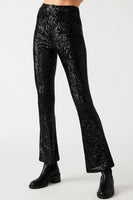 Steve Madden Citrina Pant Style BN403747 in Black;Sequined Pants;Steve Madden Sequined Pants; 