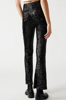 Steve Madden Citrina Pant Style BN403747 in Black;Sequined Pants;Steve Madden Sequined Pants; 