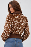 Steve Madden Clothing Hunton Jacket style SC01143BDOT in Abstract Dot; Bambi spotted jacket