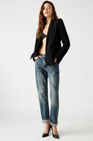 Steve Madden Clothing Payton Blazer Style BN202922BLCK in Black;black blazer;steve madden black blazer; 