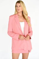Steve Madden Imaan Blazer STyle BO102329PCHR in Peach Romance; 
