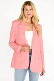 Steve Madden Imaan Blazer STyle BO102329PCHR in Peach Romance; 