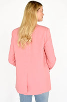 Steve Madden Imaan Blazer STyle BO102329PCHR in Peach Romance; 