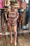 Steve Madden Pinto Romper Style BN203462CPNK in Coral Pink; 