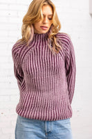 Steve Madden Terra Sweater Style BN406458MULB in Mulberry; 