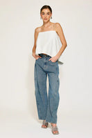 The Line and Dot Clothing Fable Top Style LT5855B in White; 