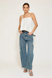 The Line and Dot Clothing Fable Top Style LT5855B in White; 