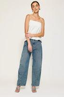 The Line and Dot Clothing Fable Top Style LT5855B in White; 