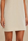 Varley Clothing Elba Tank Mini Dress Style VAR03451 PRIS in Pristine.  Women's elevated casual doubleSoft Knit Mini Dress