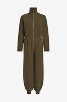 Varley Clothing Jessie Jumpsuit Style VAR01175 in Olive Night; 