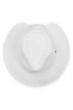 Wallaroo Hats Gabi Ponytail hat in White Style Gabi-WH. Woen's UV rated woven fedora style ponytail sun hat.  Bfree American Summer Collection.
