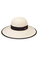 Wallaroo Hats Margot in Ivory;Jane Seymour With Wallaroo Sun Hat;Wide Brim Woven Sun Hat