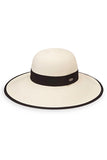 Wallaroo Hats Margot in Ivory;Jane Seymour With Wallaroo Sun Hat;Wide Brim Woven Sun Hat