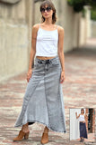Selma Pieced Denim Maxi Skirt