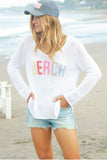 Wooden Ships Beach Multi V Cotton Style K52C2W825 in Breaker White;BEACH sweater;Wooden Ships Beach Sweater; 