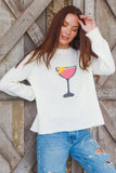 Wooden Ships Cosmo Crew Style K51Y2W964in Pure Snow;Cosmo Sweater;Wooden Ships Cosmo Sweater; 