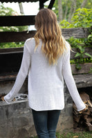 Wooden Ships Flag Crew Cotton Style K50C2W438 in Breaker White;Flag Sweater;White Flag sweater;Summer Holiday Sweater;Wooden Ships Sweater