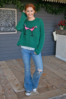 Saltwater Luxe Clothing Charo Sweater Style S3329-MUL in Multi Color;Long Sweater Cardigan;Fall Winter Sweater Cardigan; 
