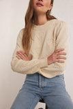 Z Supply Clothing All We Need is Love Sweater STyle ZW241251 SSN in Sandstone; 