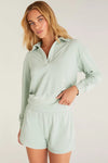 Z Supply Clothing Breanna Sweatshirt Style ZT232576 in Jadeite; 