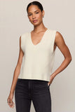 Z Supply Clothing Class Act Sweater Vest Style ZVW263595 In Dark Chocolate or Sandstone; 