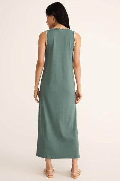 delamer whipstitch rib midi dress Delamer Whipstich Dress