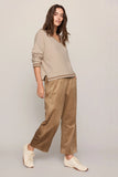 Z Supply Clothing Drift Suede Pant Style ZP263141S in Light Sand; 