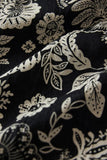 Z Supply Clothing Lorna Luz Floral Mini Skirt Style ZK262983S BLK in Black. Textured Voile 51% Rayon 49% Cotton Tie front Black Floral faux wrap style spring summer mini skirt