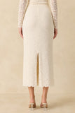 Z Supply Clothing Via Lace Midi Skirt Style ZK254784 CUD in Cloud; 
