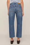 Z Supply clothing The Off Duty Mid-Rise Bowed Ankle Denim style DP263158 BKP in breakpoint; 