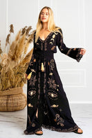 Zaimara Clothing Angelina Dress ZC8055M in Black; 