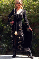 Zaimara Clothing Angelina Dress ZC8055M in Black; 
