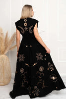 Zaimara Clothing Angelina Gown Style ZC1718 in black; 