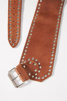 Z & L Europe Tangier Belt Style 17310906 in Cognac Brown