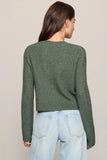 Z supply clothing Medina Cable Cardigan Style ZW263444S In Monstera; 