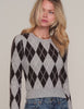 Heartloom Clothing Sweeney Sweater Style 267st4a in heather grey; 
