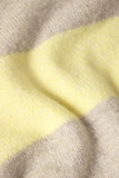 z supply clothing Cirrus Cozy Stripe Sweater Style ZW261135 in Sunnyside; Yellow and Tan striped spring sweater; 