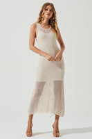 Palmer Crochet Column Midi Dress