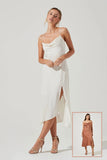 ASTR the Label Gaia Dress Style ACDR100133D in Off White or Nude;Satin Floral Spaghetti Strap Dress;Summer Gress;Guset DRess;Event Dress;Summer Party Dress;Floral Midi Dress;ASTR Floral Dress