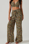 ATSR the Label Femi Pant ACP7252 in Black Green Multi; 