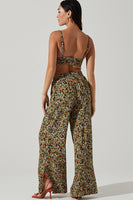 ATSR the Label Femi Pant ACP7252 in Black Green Multi; 
