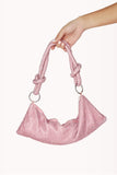 Billini Kaia Handle Bag Style HB175 in Pink Diamante;Pink Sparkle Handbag; 