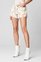 Blank NYC Barrow Short Style Number 01KQ8267-OMU in One With Nature;Butterfly Shorts;Blank NYC Butterfly Short
