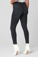 Blank NYC SUSTAINABLE DENIM RELEASE HEM BOND SKINNY JEAN Style Number 03VY1518 IPR;Women's Sustainable Denim;Women's Jeans;Women's Blank NYC JEans;Black Jeans;Women's Online Clothing and Accessories Boutique;Shopbfree;Bfree_Boutique;BfreeBabe;MyBfreeStyley